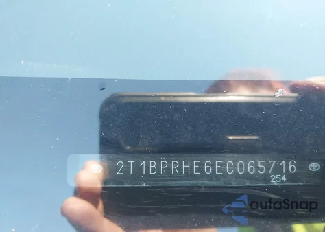 2014 Toyota Corolla Le Eco from USA, damaged, VIN 2T1BPRHE6EC065716